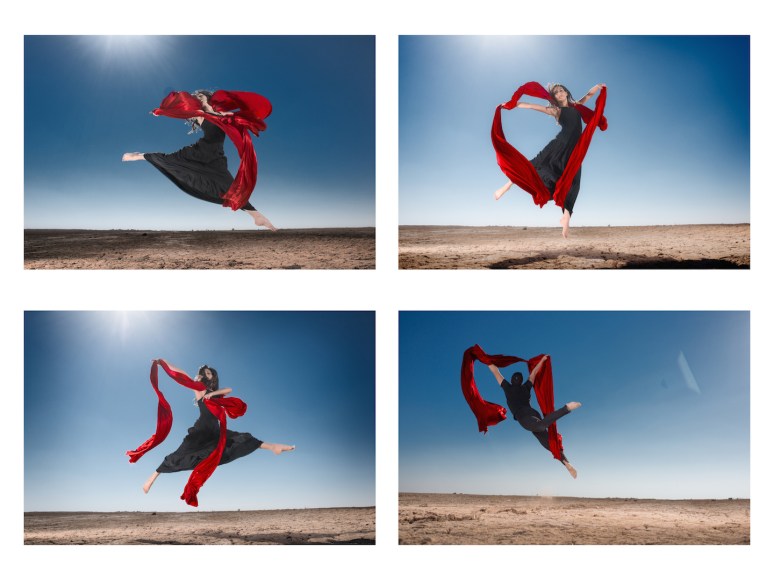 4 Dance Movements in the Jordanian desert 
